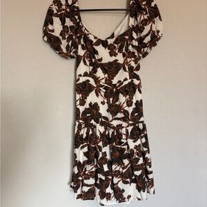 3/$15 Floral Puff Sleeve Dress